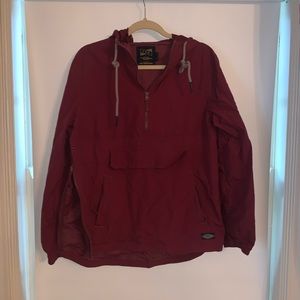 Urban Outfitters windbreaker maroon